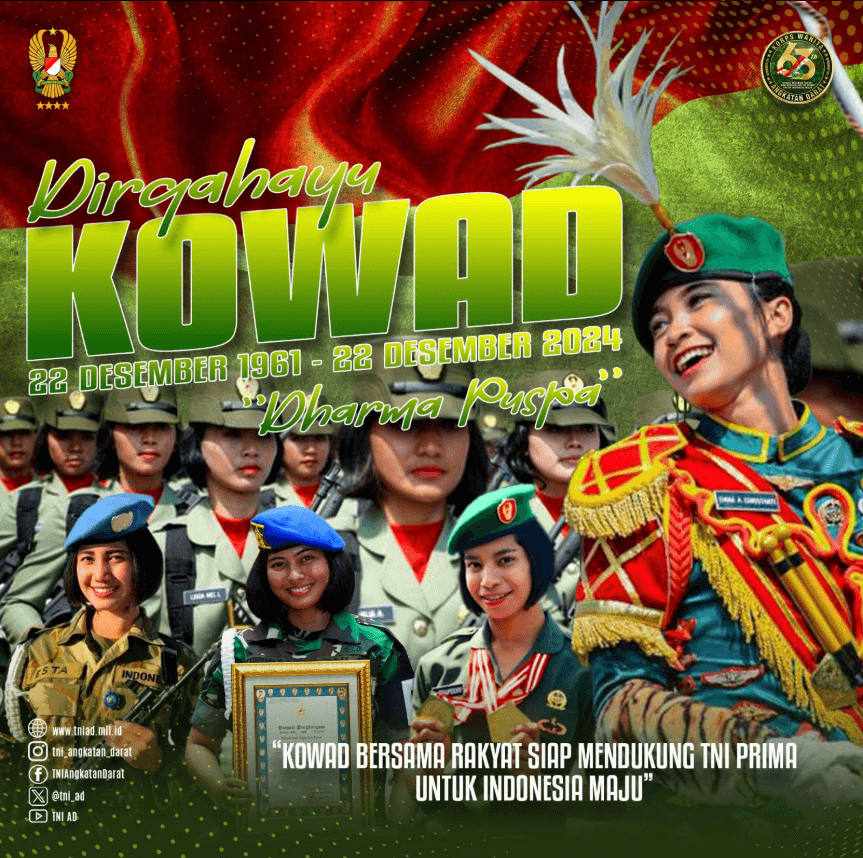 Dirgahayu Korps Wanita Angkatan Darat