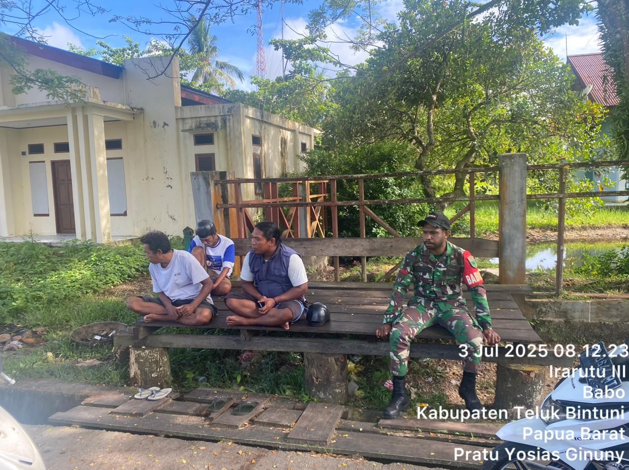 Mewujudkan Keakraban, Babinsa Komsos Dengan Warga Binaan
