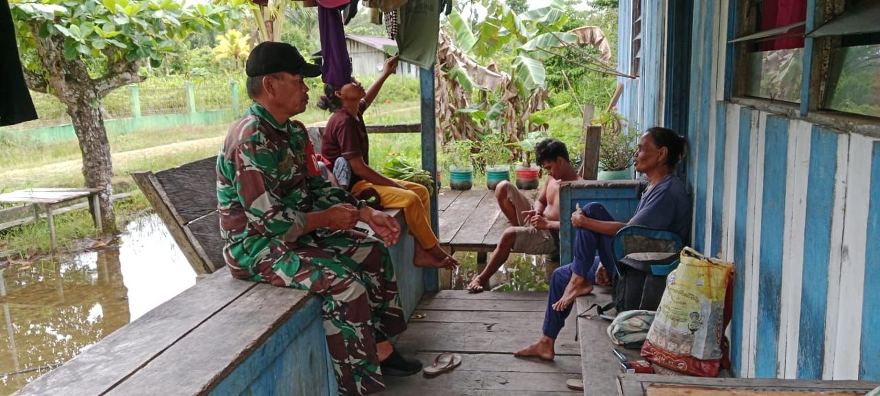 Komsos, Media Babinsa Untuk Jalin Silaturahmi Bersama Warga Binaan