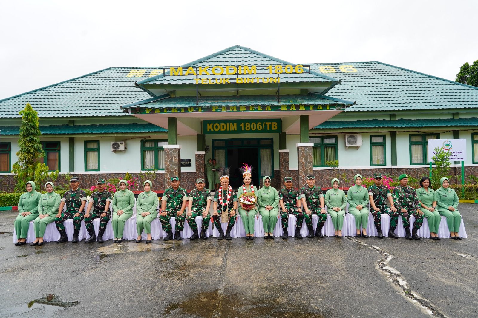 Kunjungan Kerja di Kodim 1806/Teluk Bintuni
