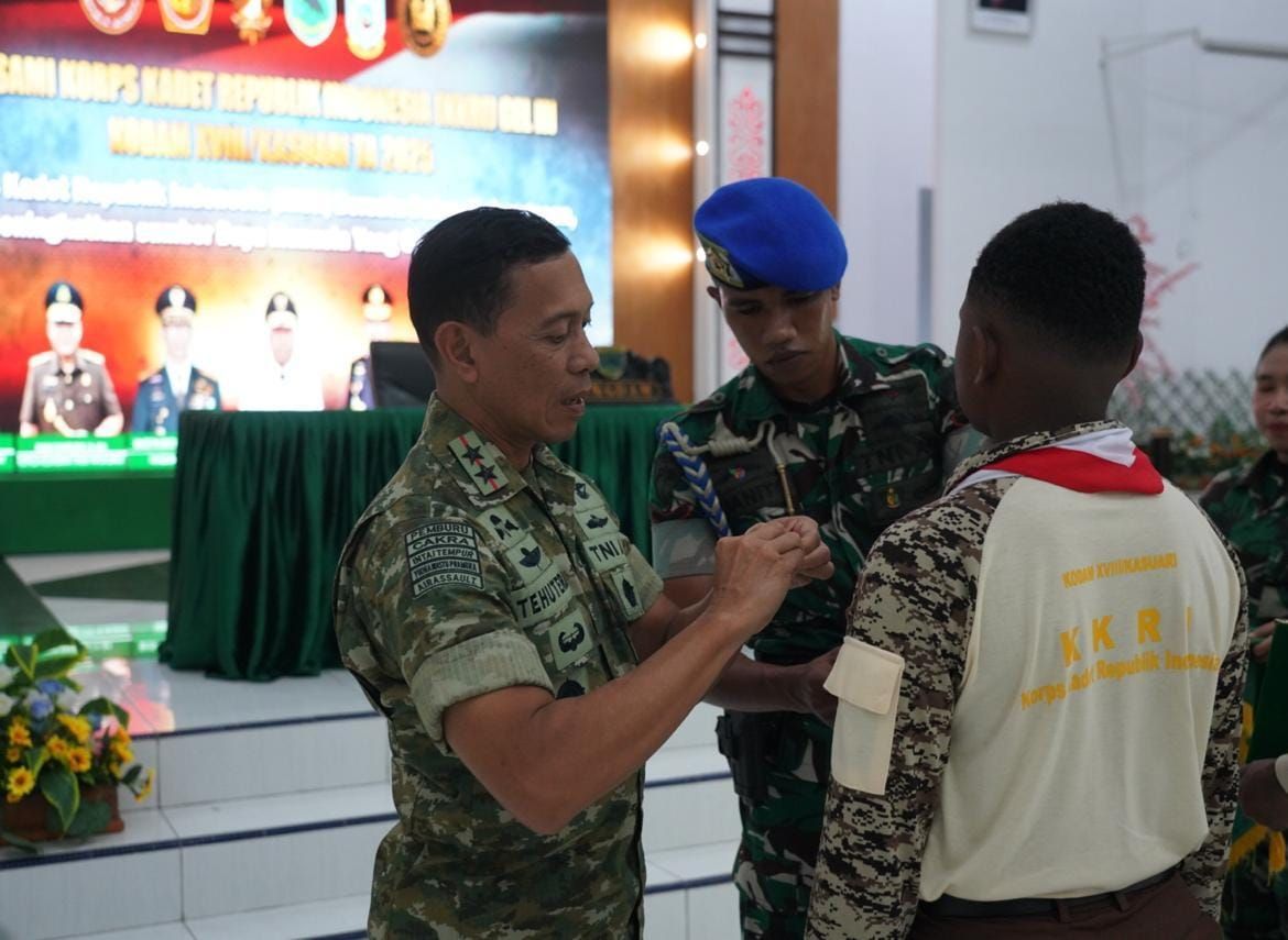 Pangdam Kasuari Tutup Persami KKRI : Disiplin dan Cinta Tanah Air Kunci Generasi Muda