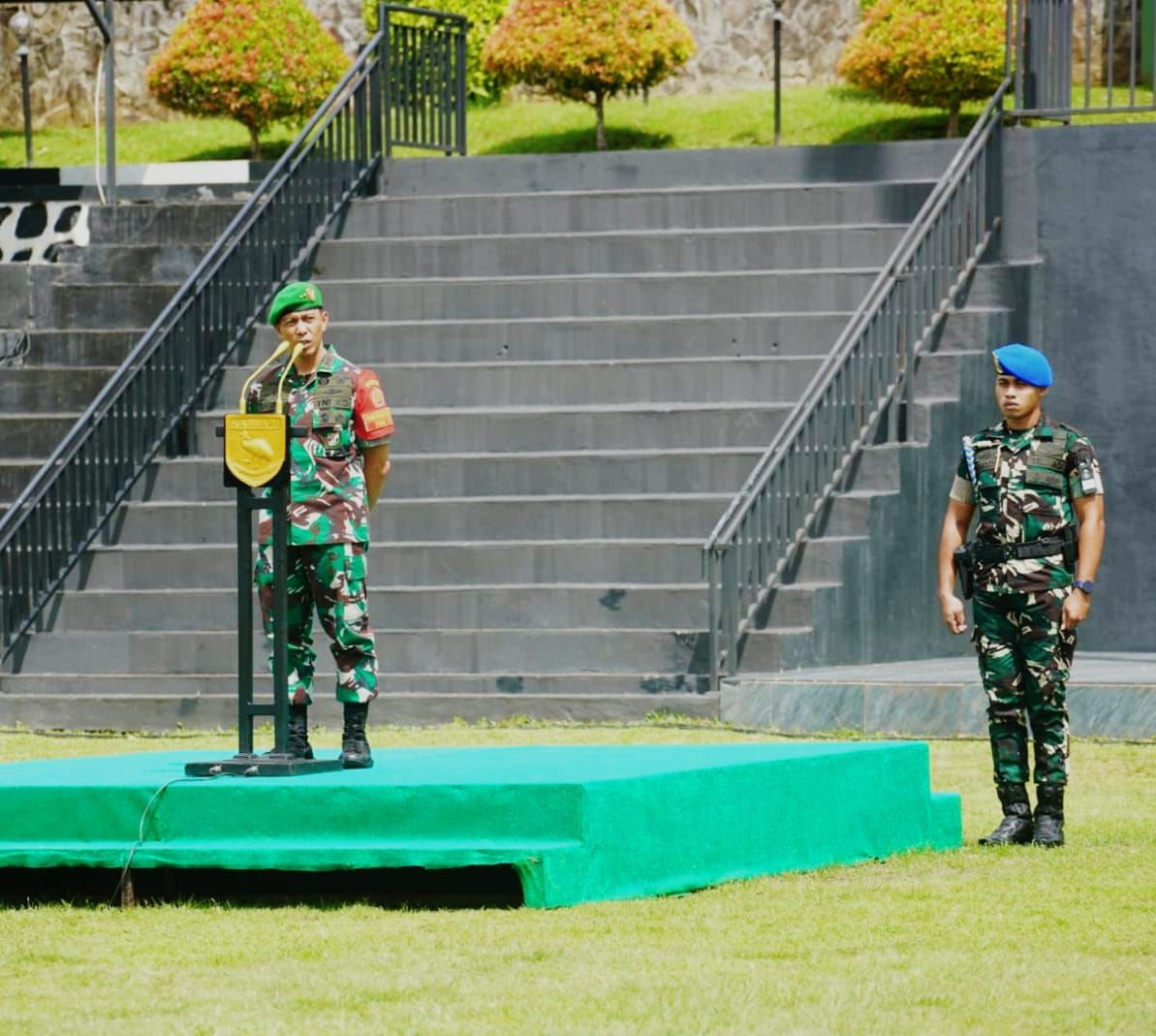 Pangdam Kasuari Pimpin Apel Gelar Pasukan Amankan Kunjungan Kerja Wapres RI di Manokwari “Kesigapan Penuh Adalah Kunci”