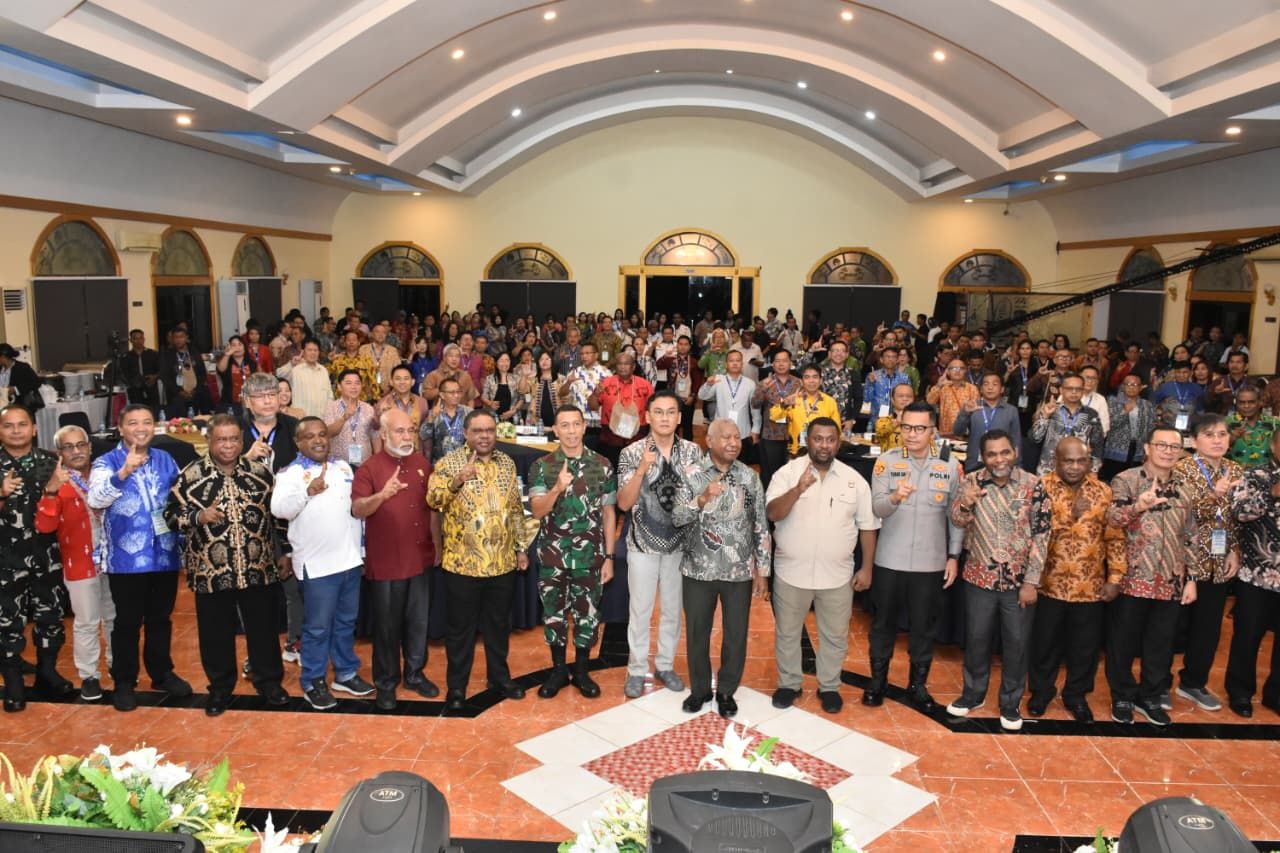 Pangdam Kasuari Ikuti Rakornas, Tegaskan Dukungan Penuh Terhadap Suksesnya Gelaran PESPARAWI Nasional XIV