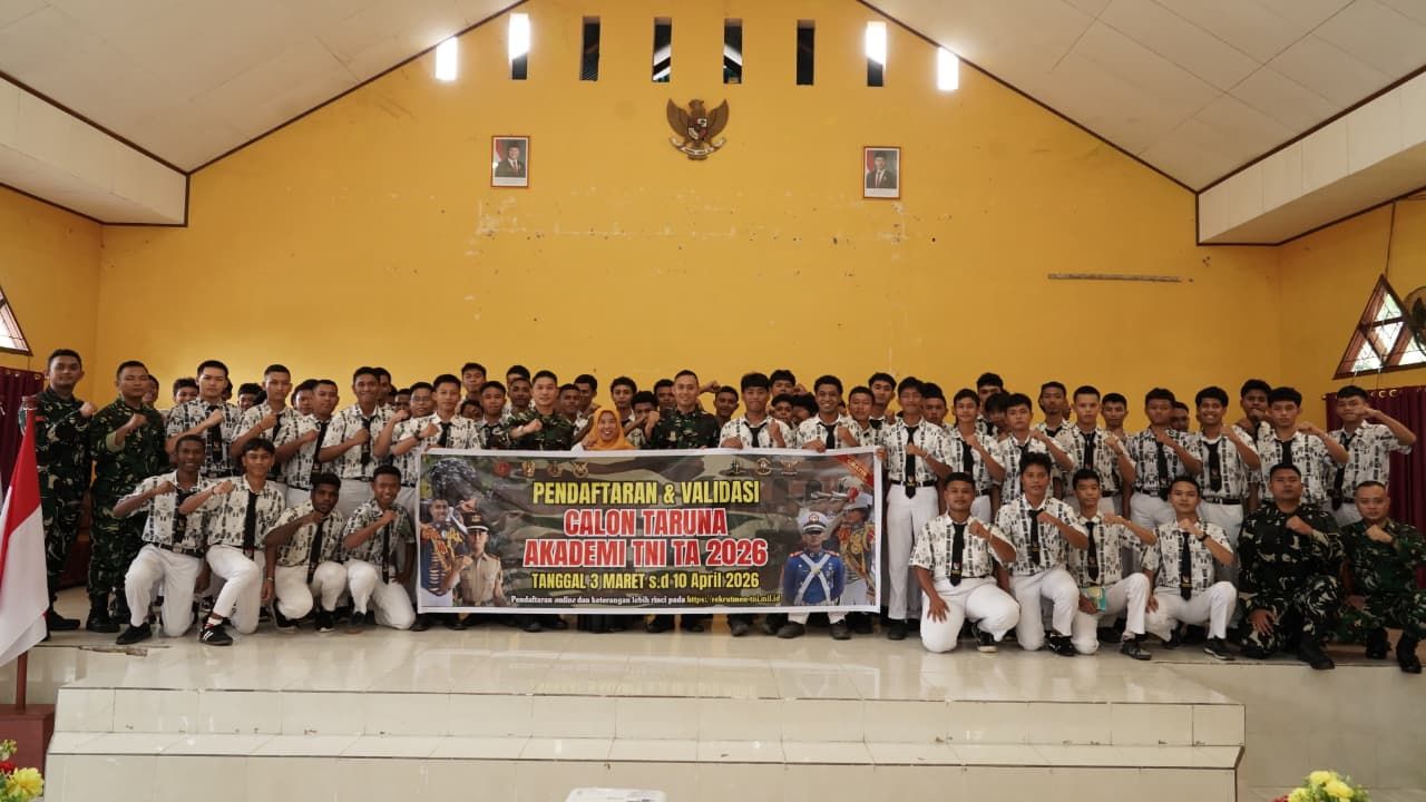 Kodam Kasuari Sapa Generasi Muda Papua Barat Lewat Sosialisasi Penerimaan Catar Akademi TNI TA 2026