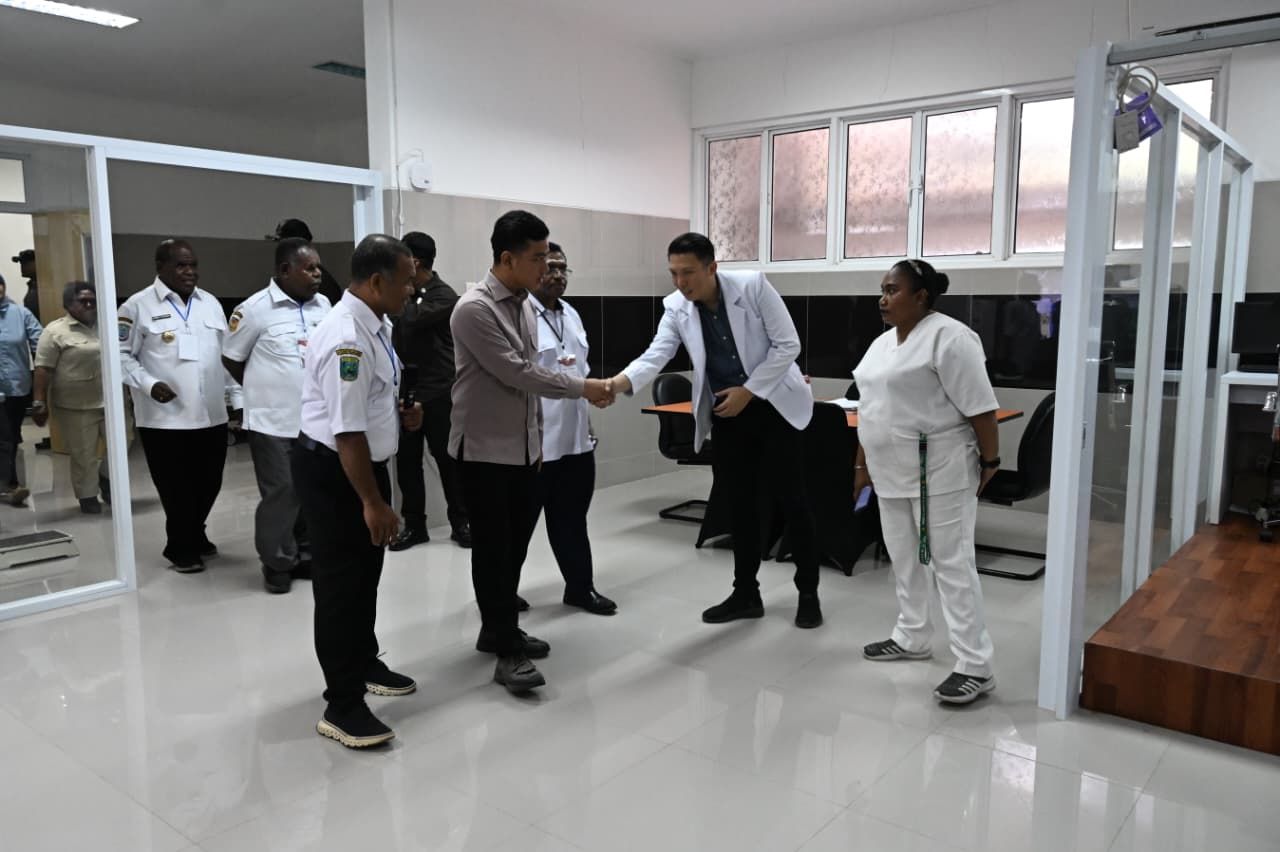 Tinjau RSUD JP Wanane Sorong, Wapres Gibran Dorong Penguatan Layanan Jantung di Tanah Papua