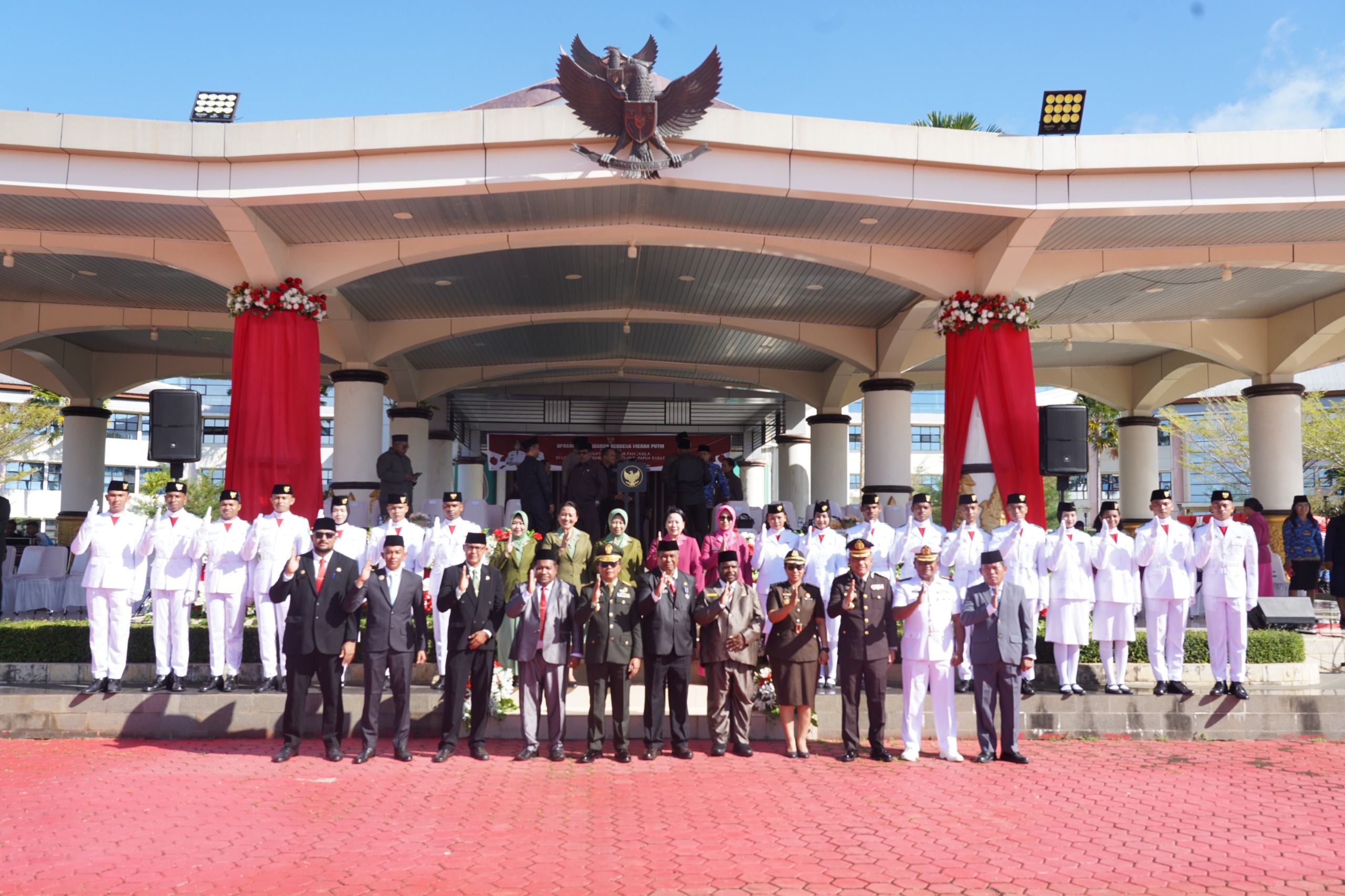 Kasdam XVIII/Kasuari Hadiri Upacara Hari Lahir Pancasila 2026 : Perkokoh Persatuan dan Semangat Kebangsaan