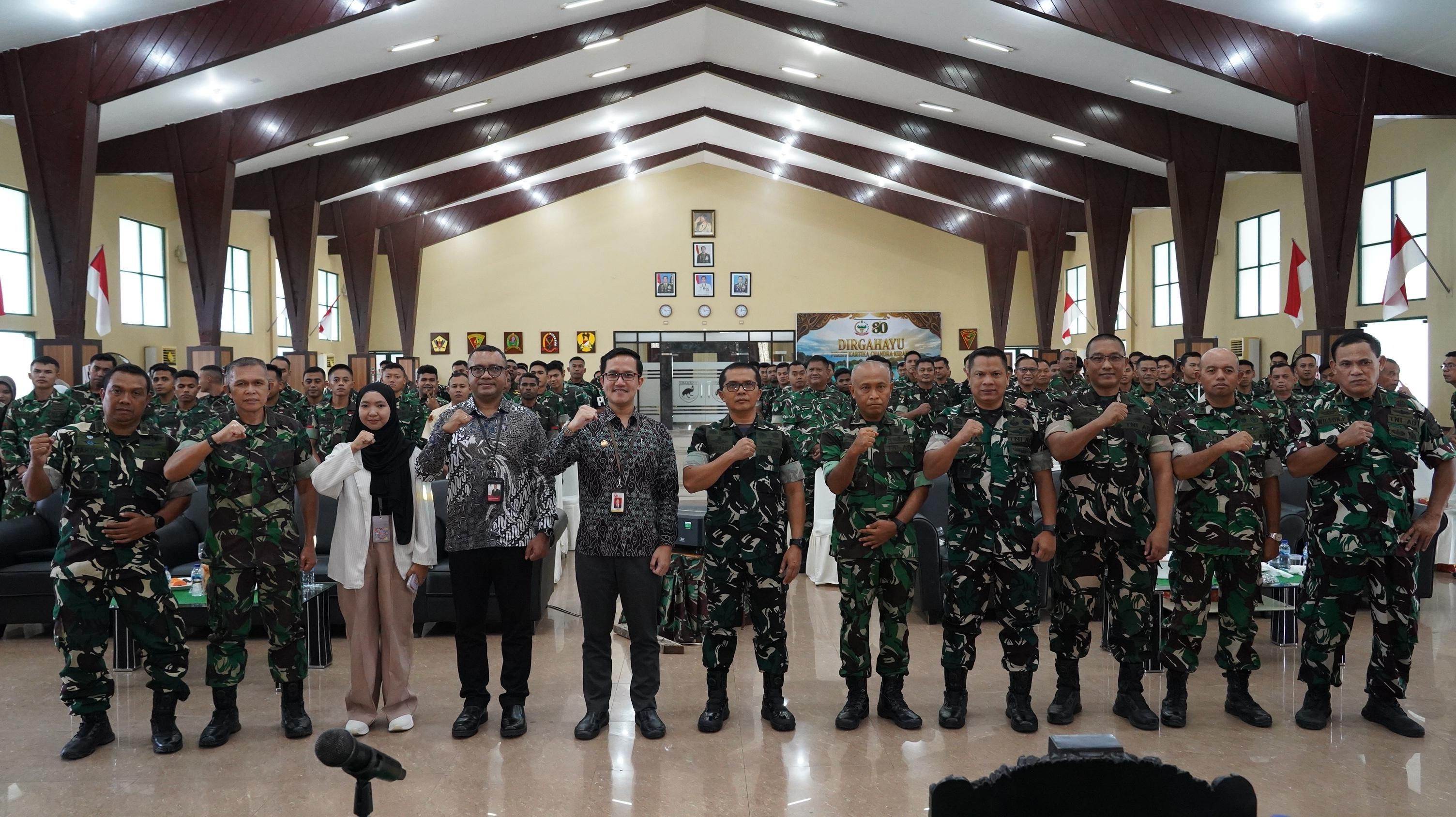 Perkuat Literasi Keuangan Digital, Kodam XVIII/Kasuari dan OJK Papua Barat Bekali Prajurit Hadapi Kejahatan Finansial