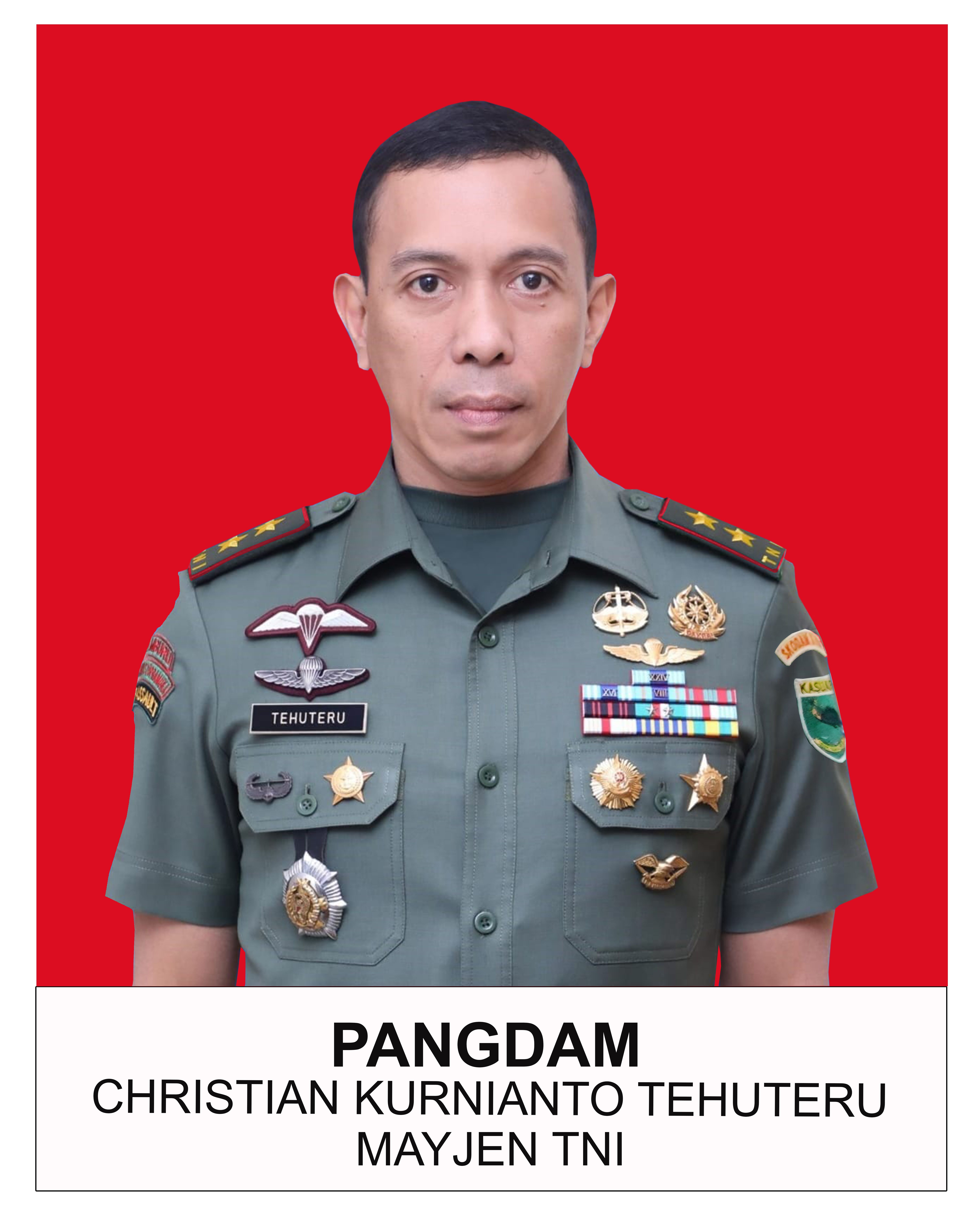 Foto Mayjen TNI Christian Kurnianto Tehuteru