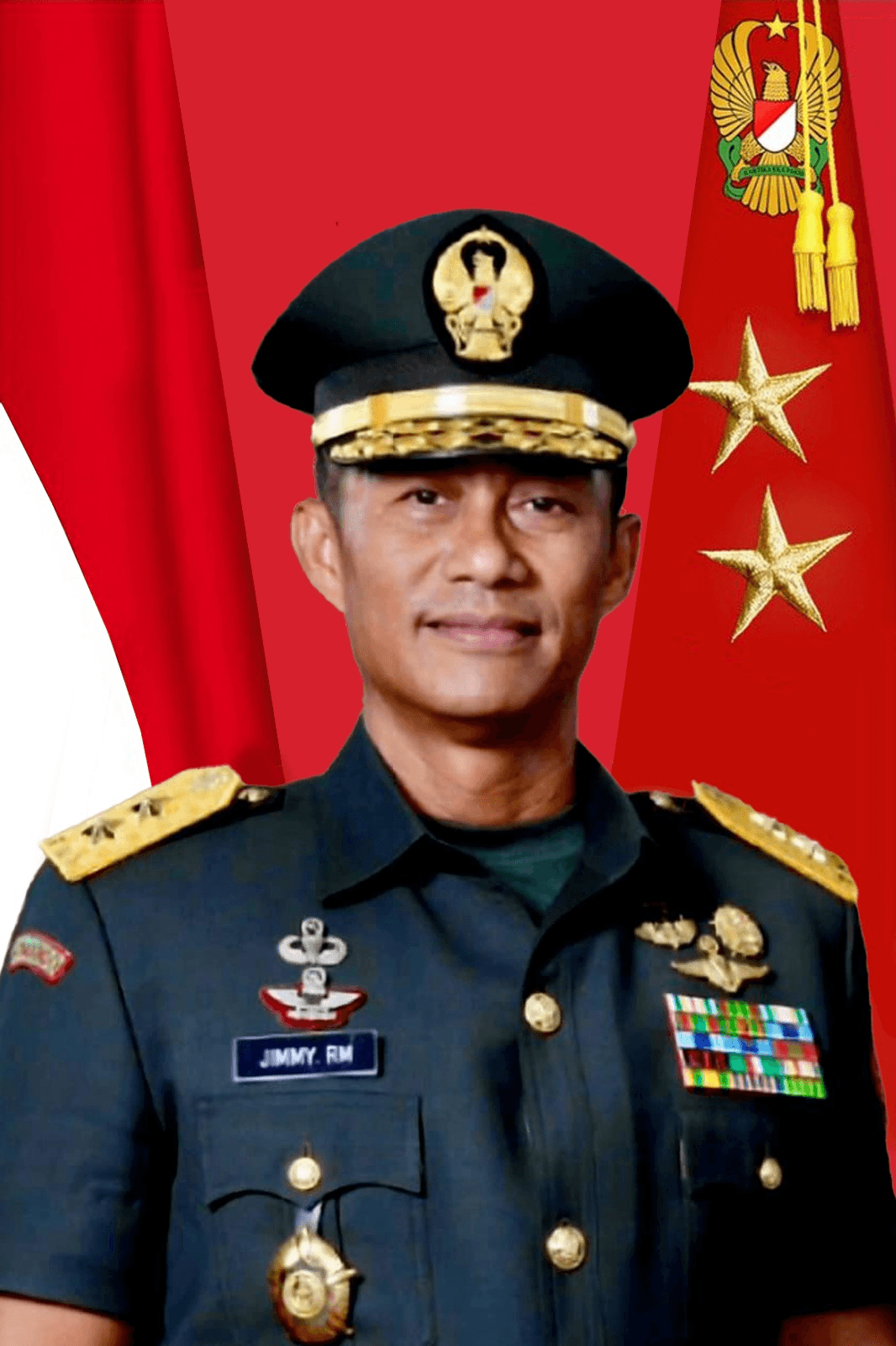 Foto Mayjen TNI Jimmy Ramoz Manalu, S.Hub. M.H.I Int,   